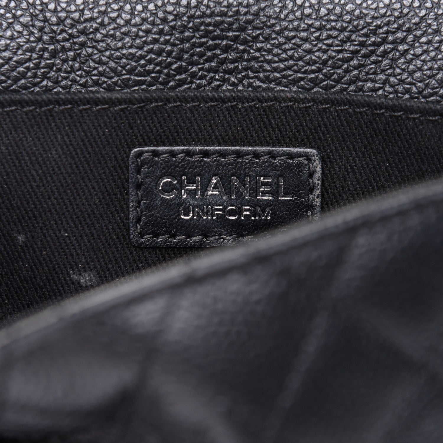 Chanel Grained Calfskin Quilted 2.55 Reissue Flap Belt Bag Clutch Black 6 of 11