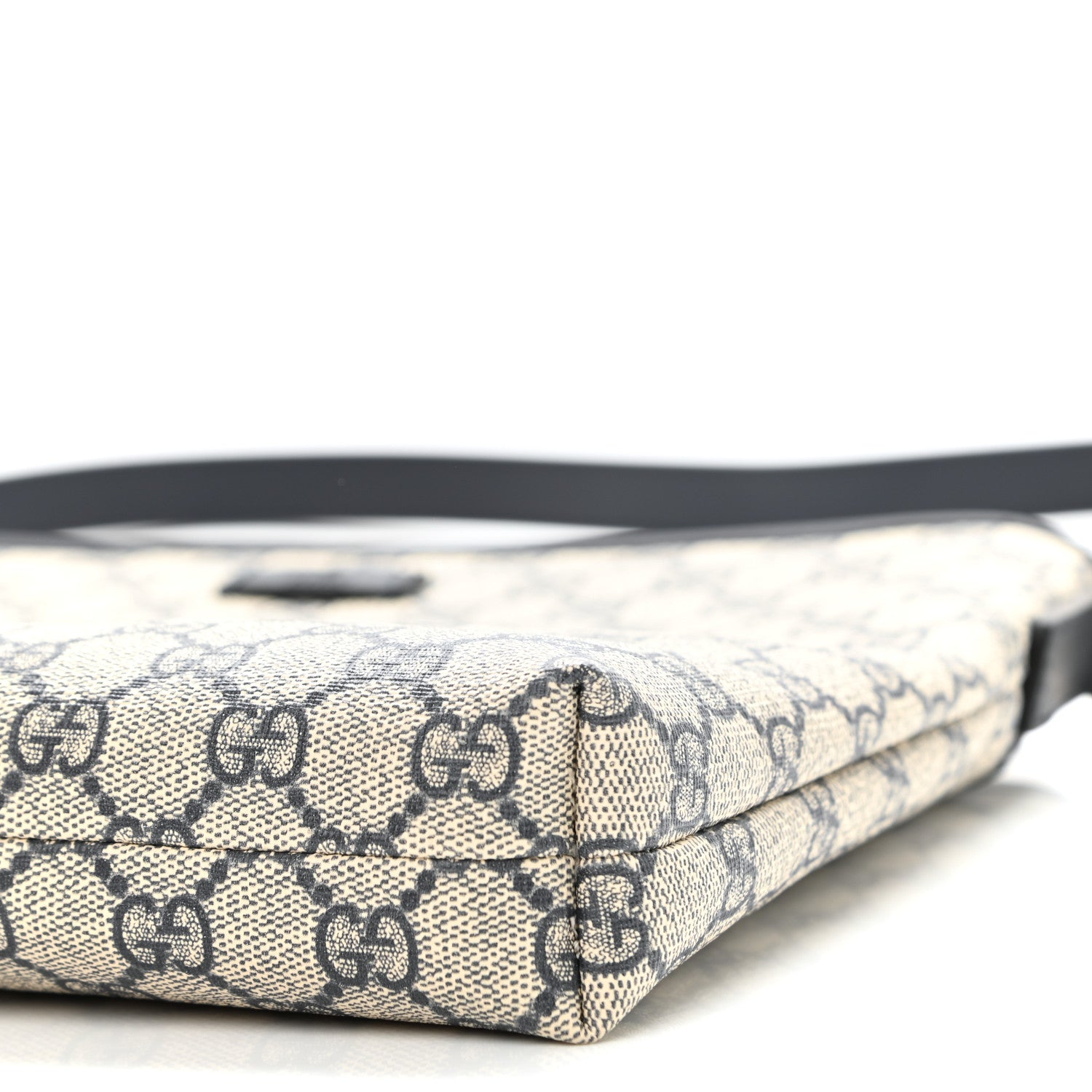 Gucci GG Plus Monogram Medium Flat Messenger Bag Navy 4 of 10