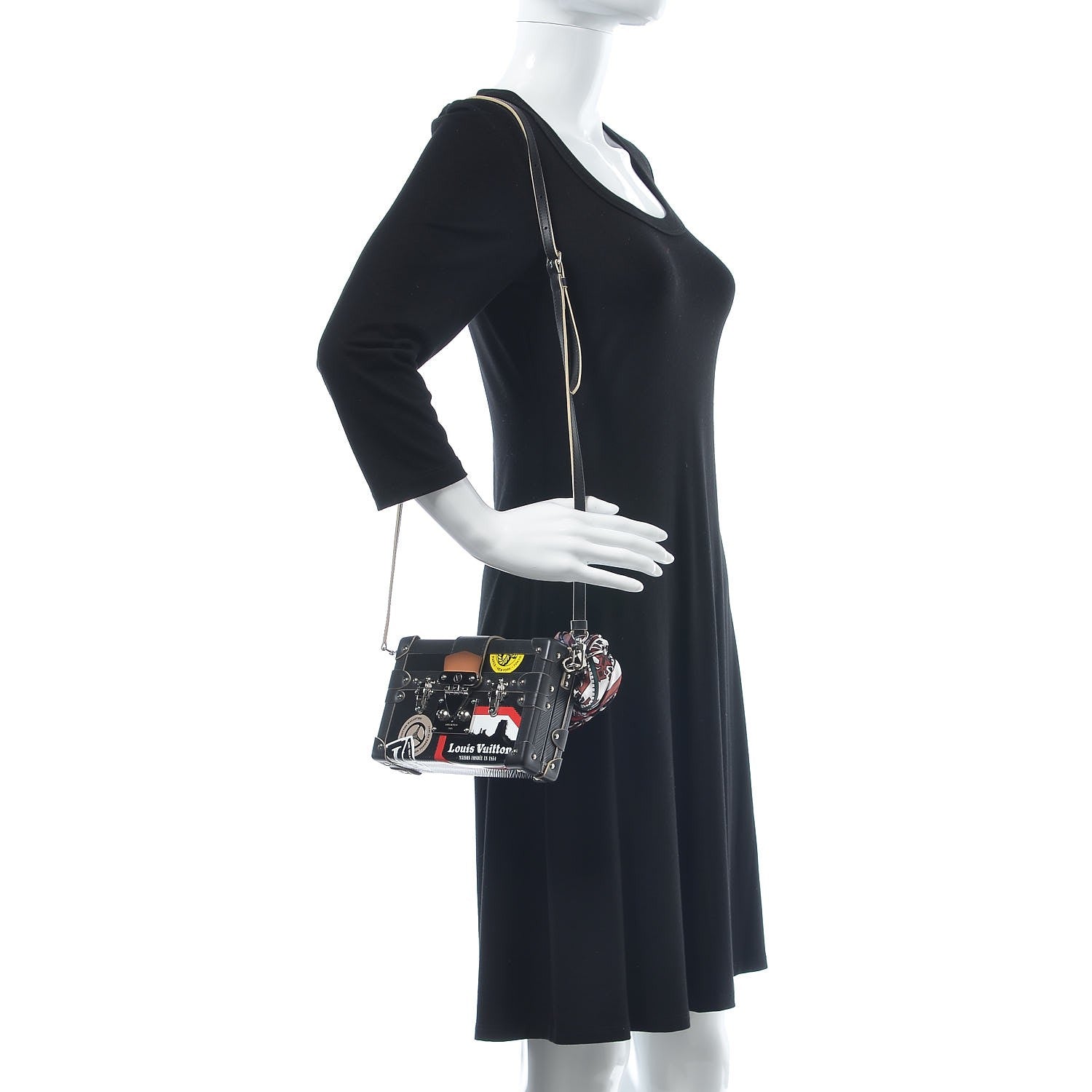 Louis Vuitton Epi World Tour Petite Malle Black 2 of 10