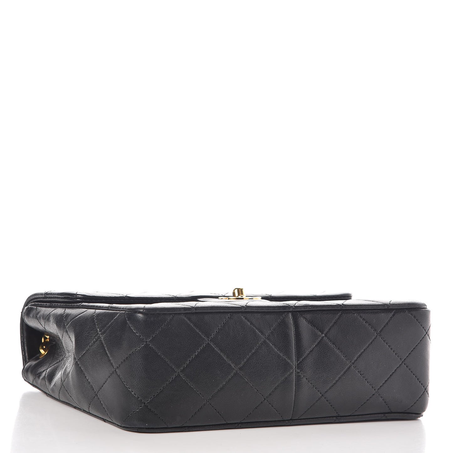 Lambskin Mini Square Flap Black