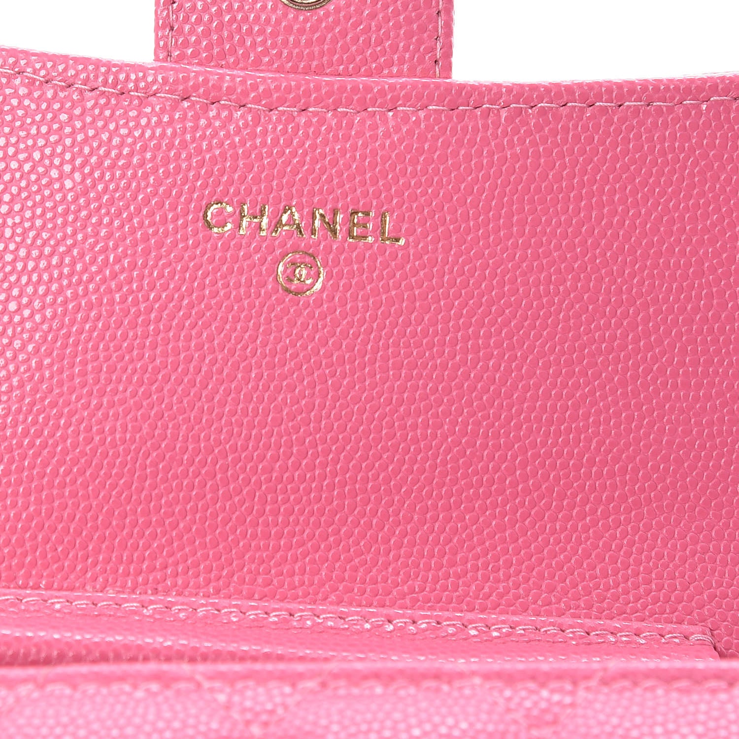 Chanel Caviar Quilted Clutch With Chain Pink 6 of 11