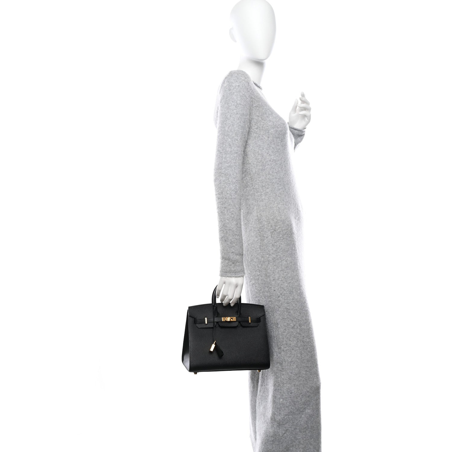 Hermes Epsom Birkin Sellier 25 Black 2 of 12