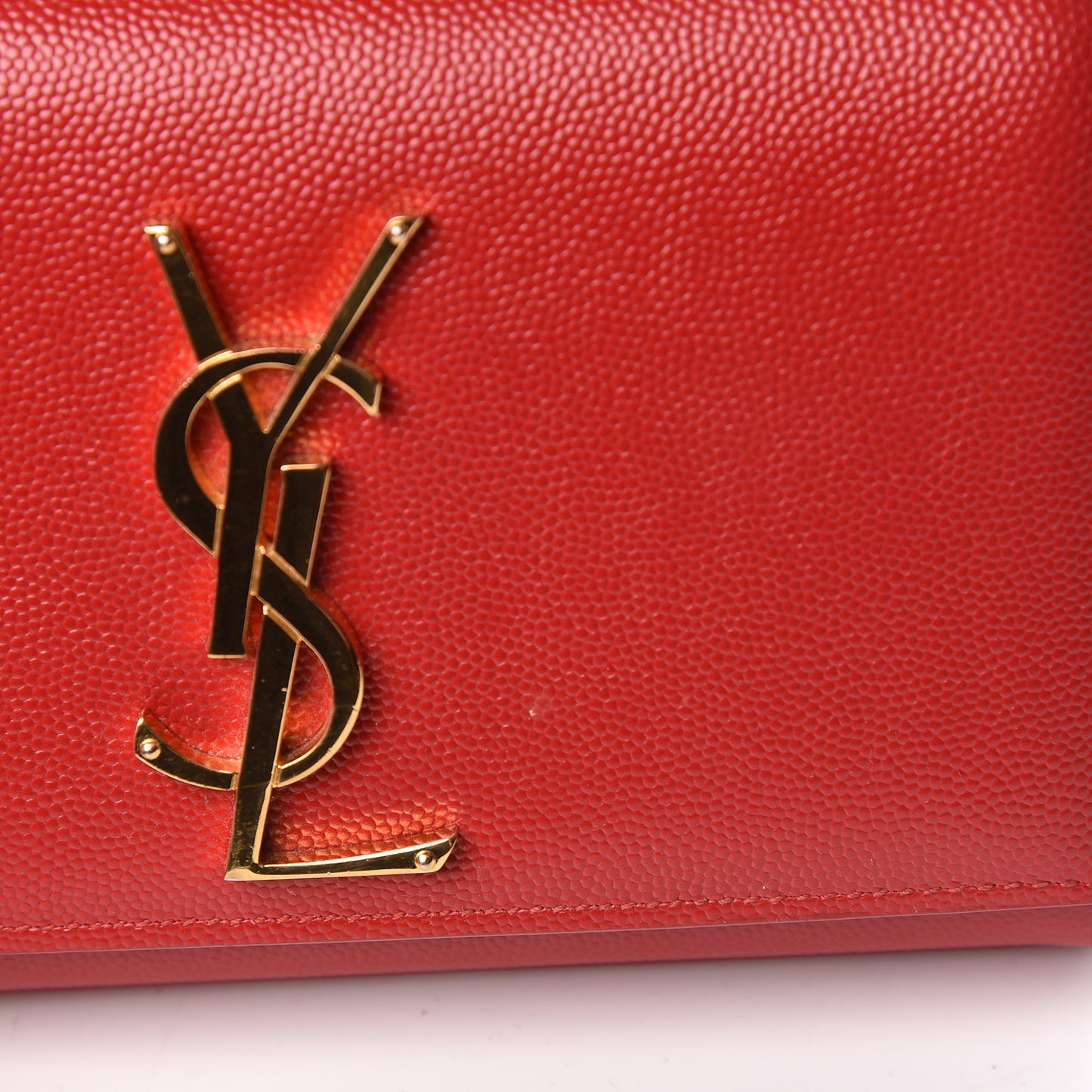 Grain De Poudre Small Monogram Kate Satchel Red