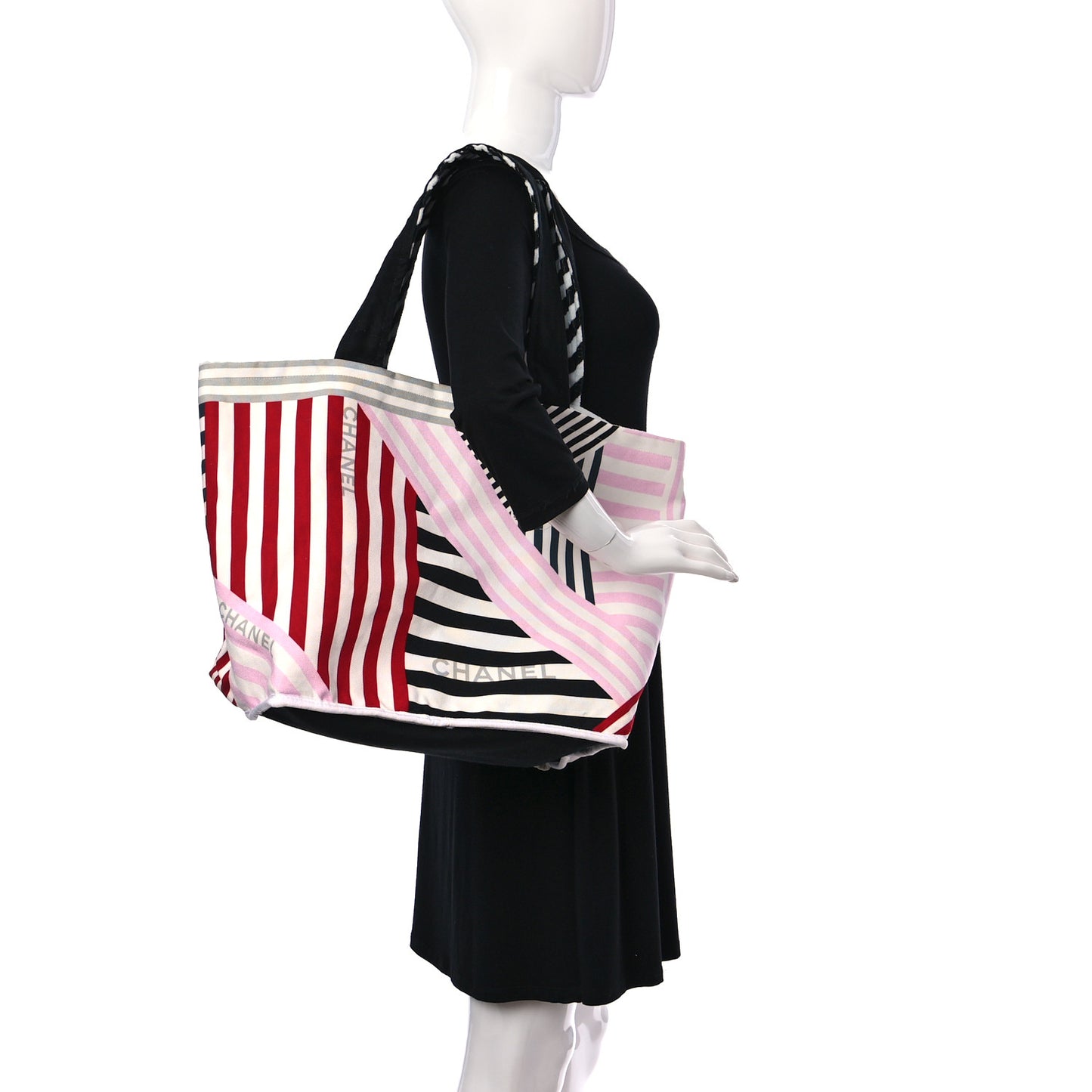Terry Cloth Cotton La Pausa Bay Reversible Beach Tote