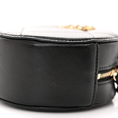 Chanel Lambskin Quilted Chanel 19 Round Clutch With Chain Black 10 of 11