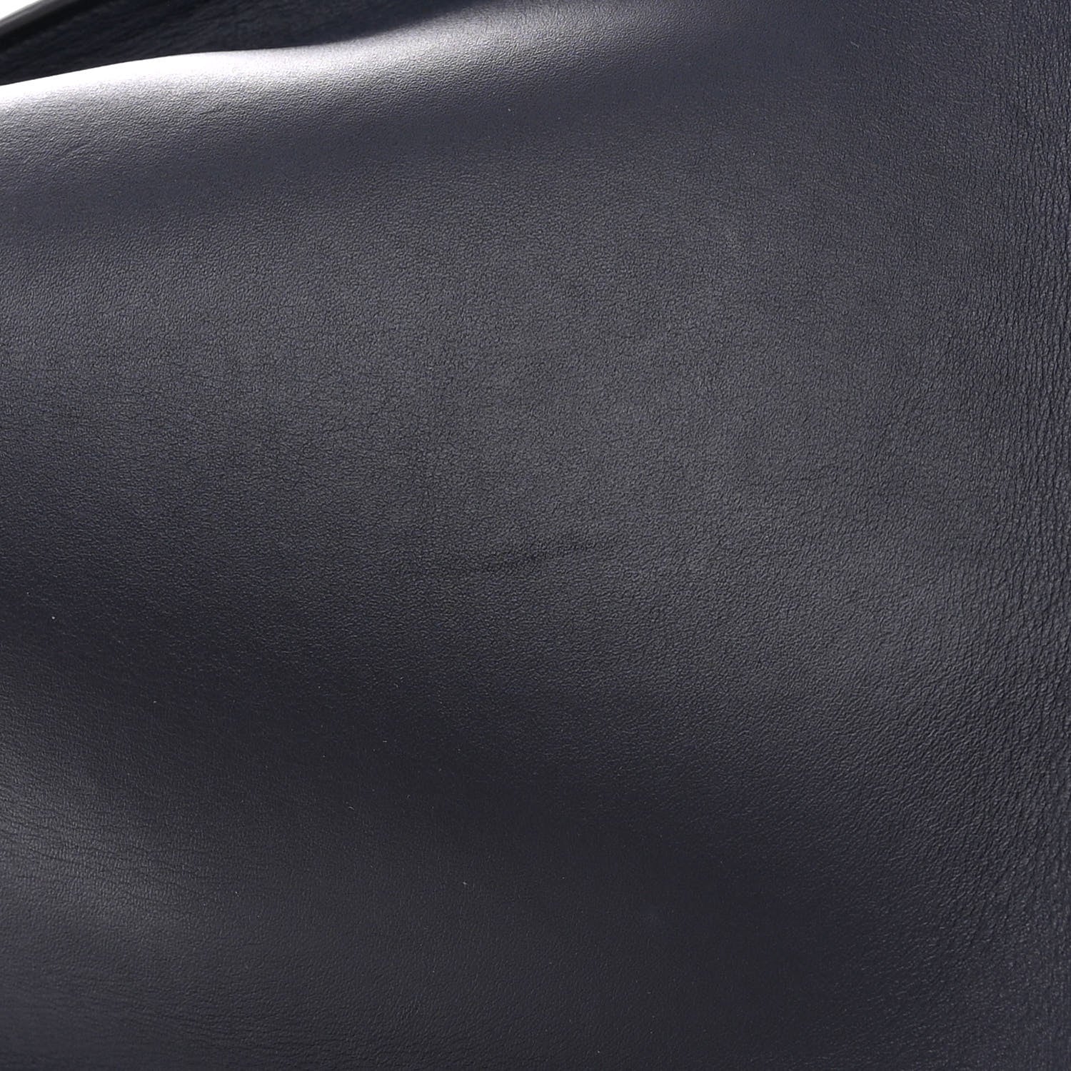 Celine Smooth Calfskin Striped Cotton Canvas Mini Luggage Navy Blue 10 of 11