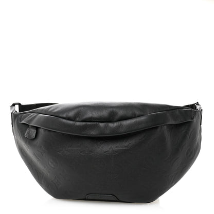 Louis Vuitton Calfskin Monogram Shadow Discovery Bumbag Black 1 of 10