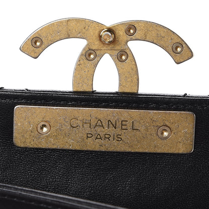 Chanel Lambskin Quilted Large CC Chic Flap Black 8 of 10