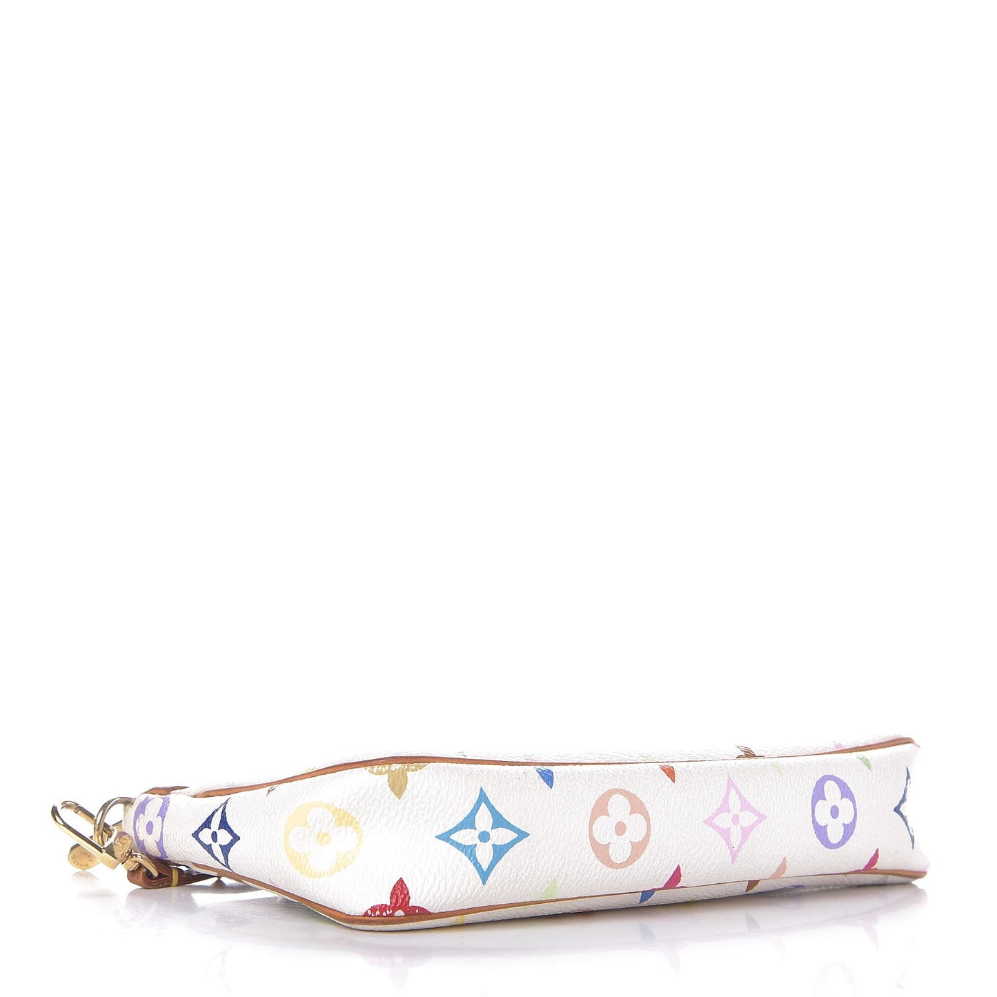 Monogram Multicolor Pochette Accessories White