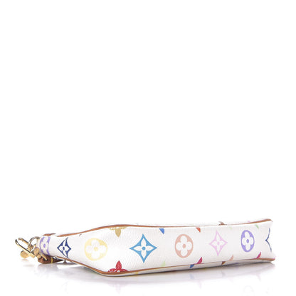 Louis Vuitton Monogram Multicolor Pochette Accessories White 4 of 12