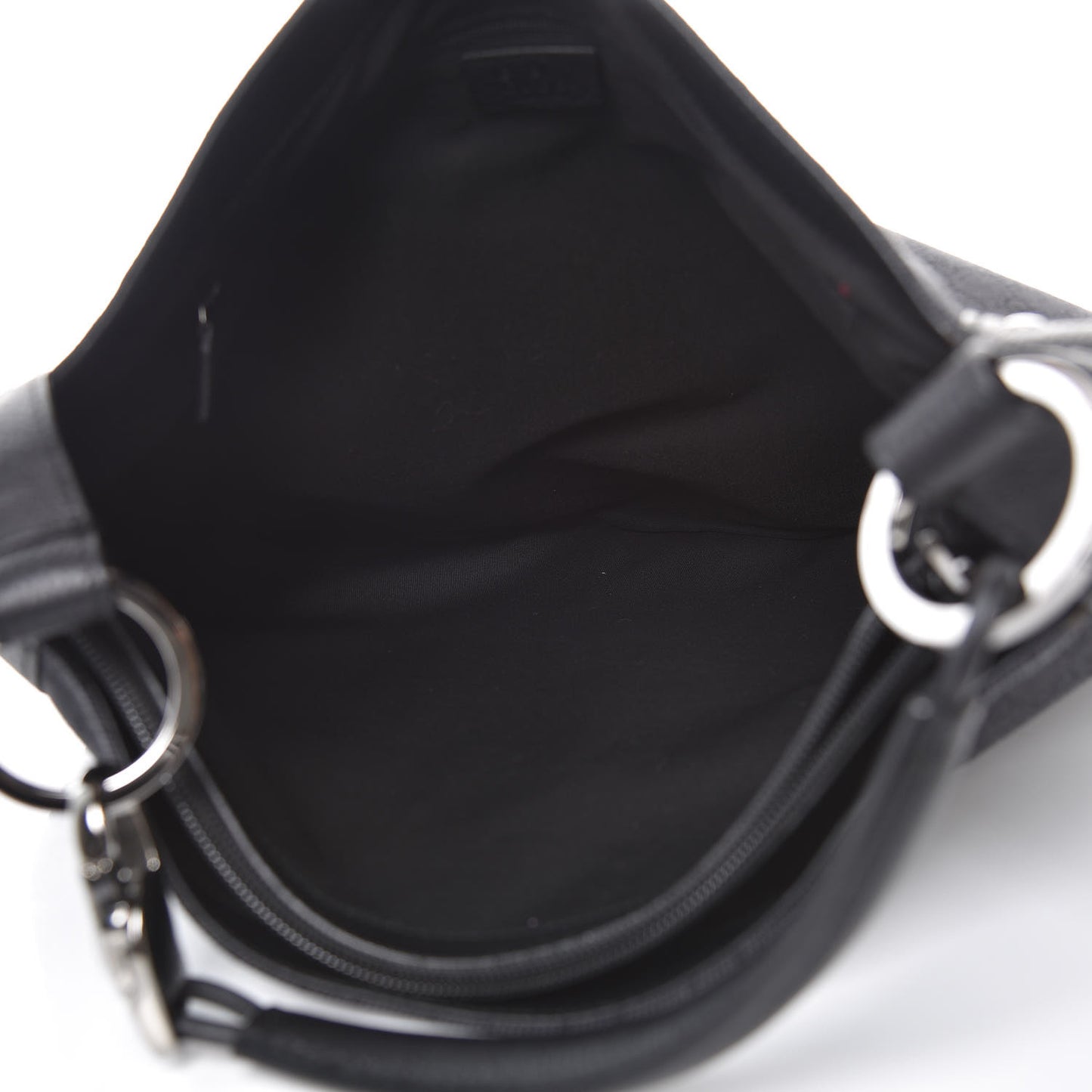 Monogram Calfskin Horsebit Classic Ring Hobo Black