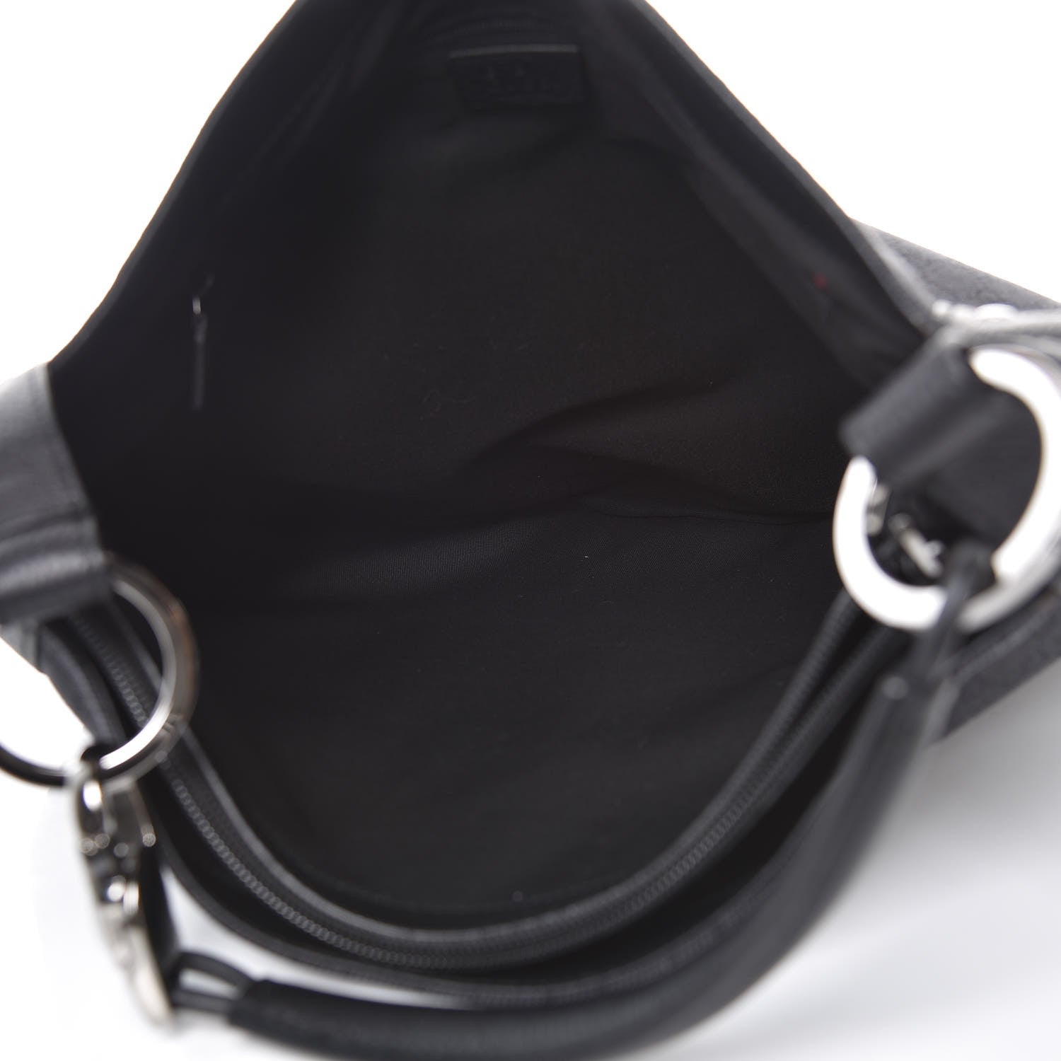 Gucci Monogram Calfskin Horsebit Classic Ring Hobo Black 5 of 8