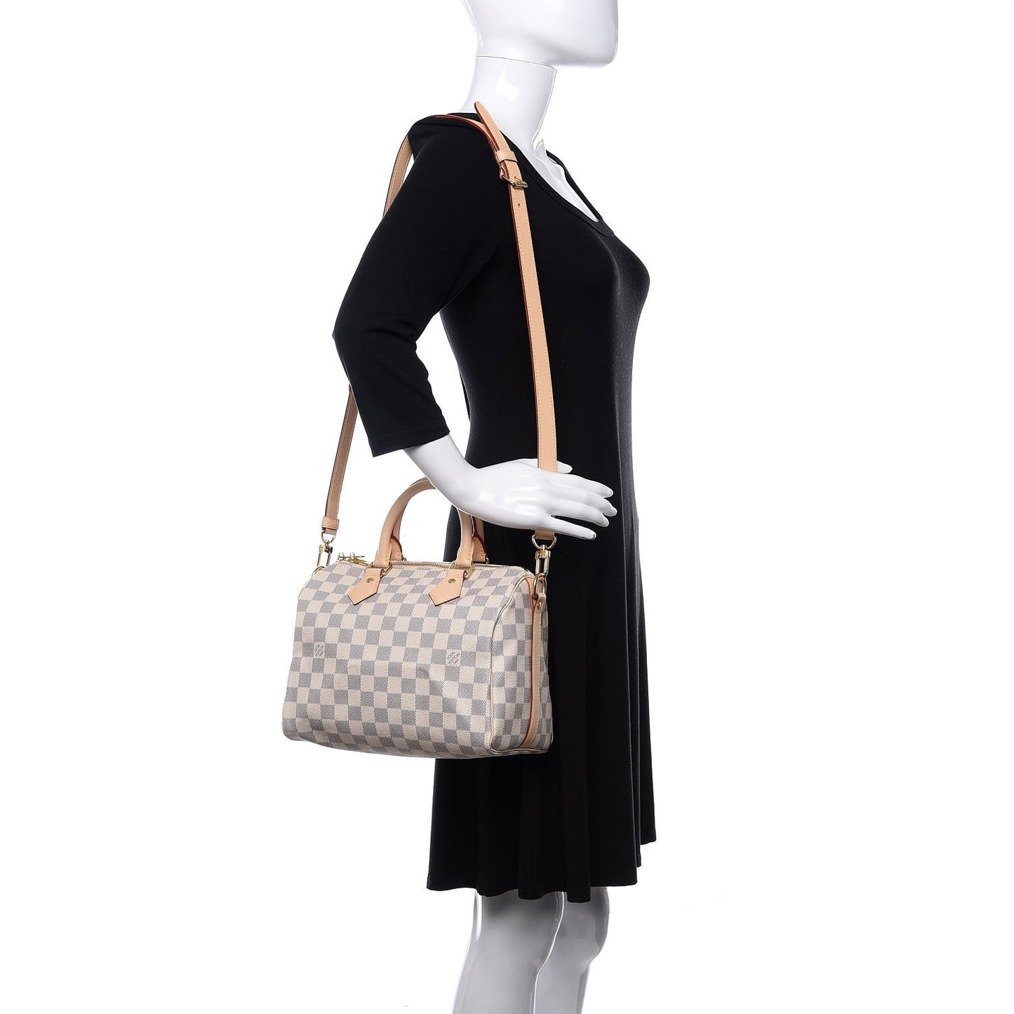 Damier Azur Speedy Bandouliere 25