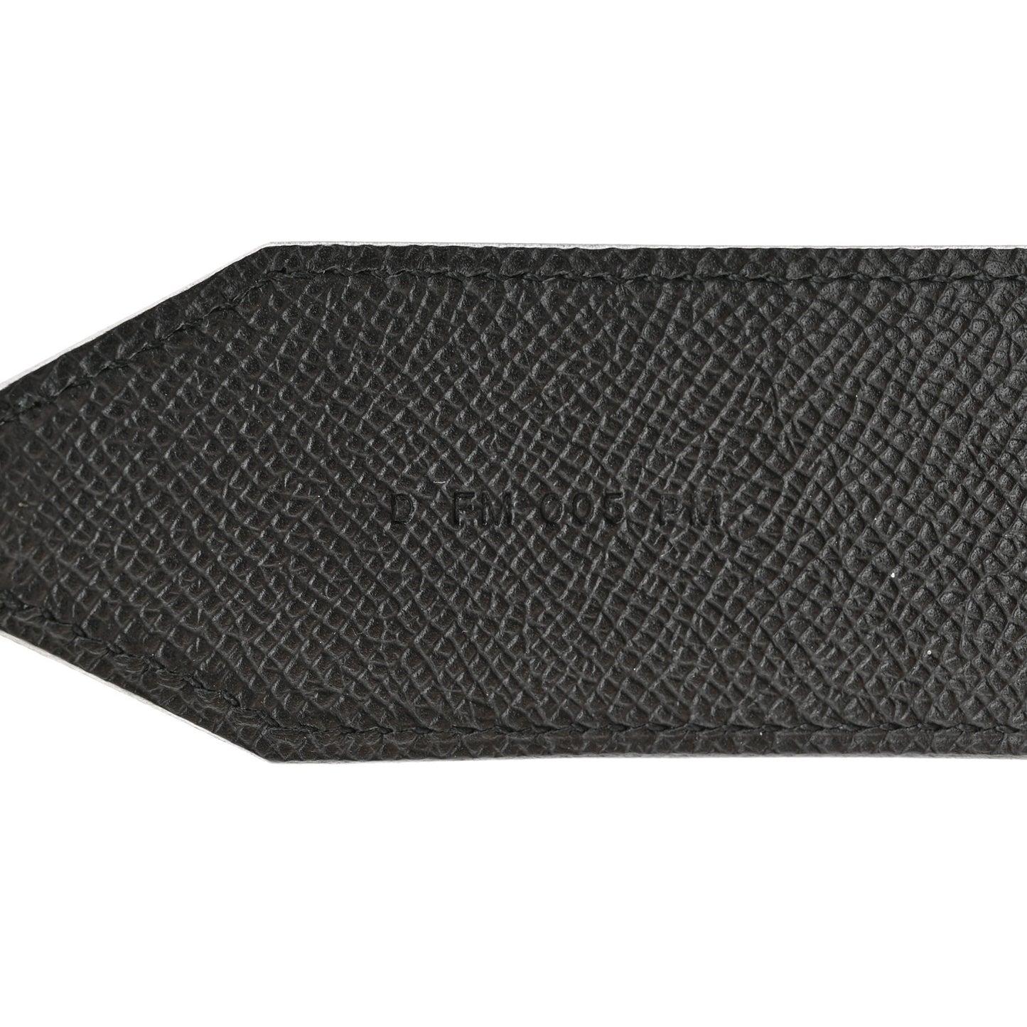 Epsom 40mm Hexagone Tressage Shoulder Strap Black Craie Gold