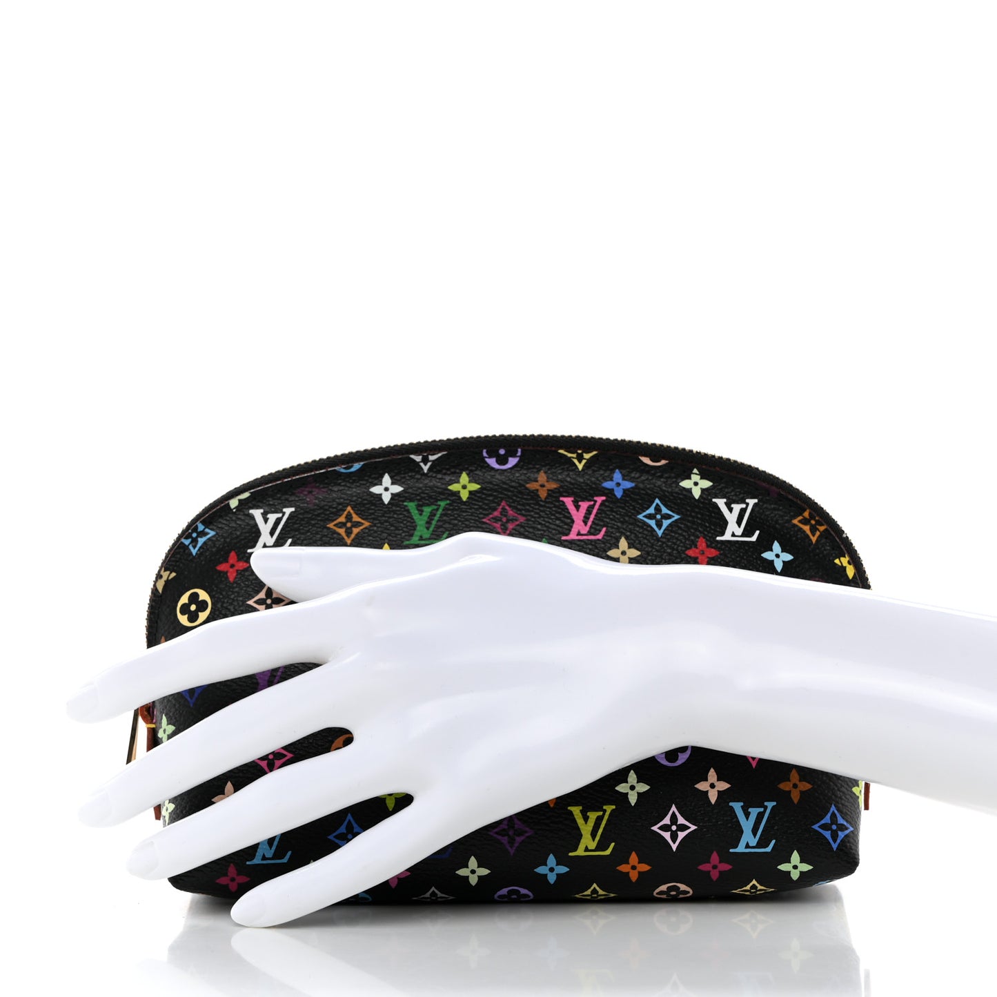 Monogram Multicolor Cosmetic Pouch Black Grenade