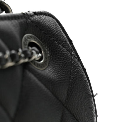 Chanel Caviar Quilted Medium CC Bucket Bag Black 10 of 10