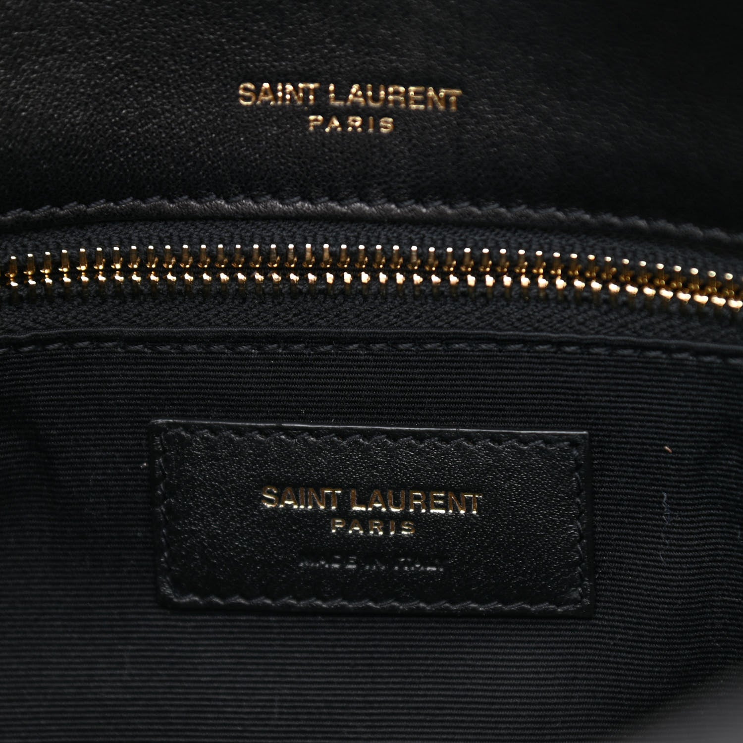 Saint Laurent Lambskin Matelasse Monogram Medium Niki Chain Satchel Black 6 of 11
