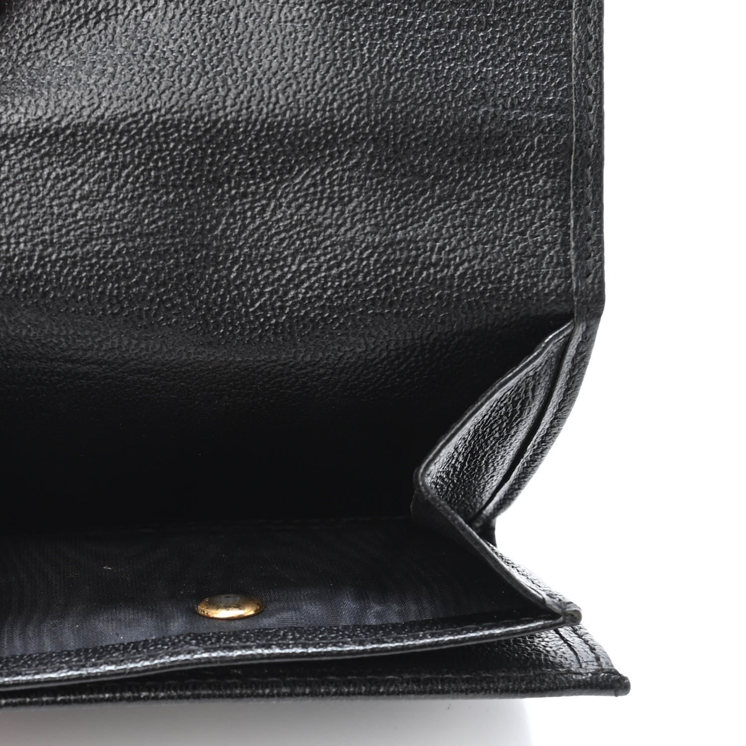 Chanel Goatskin Compact CC Flap Wallet Black 4 of 4