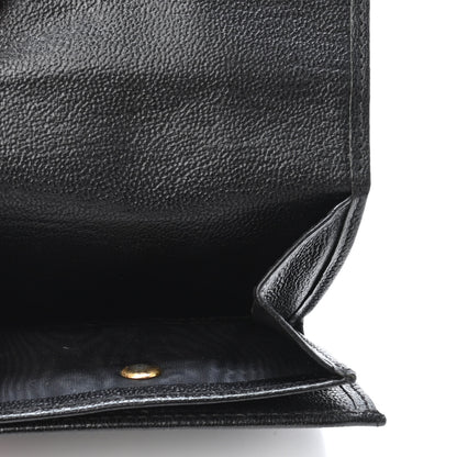 Chanel Goatskin Compact CC Flap Wallet Black 4 of 4