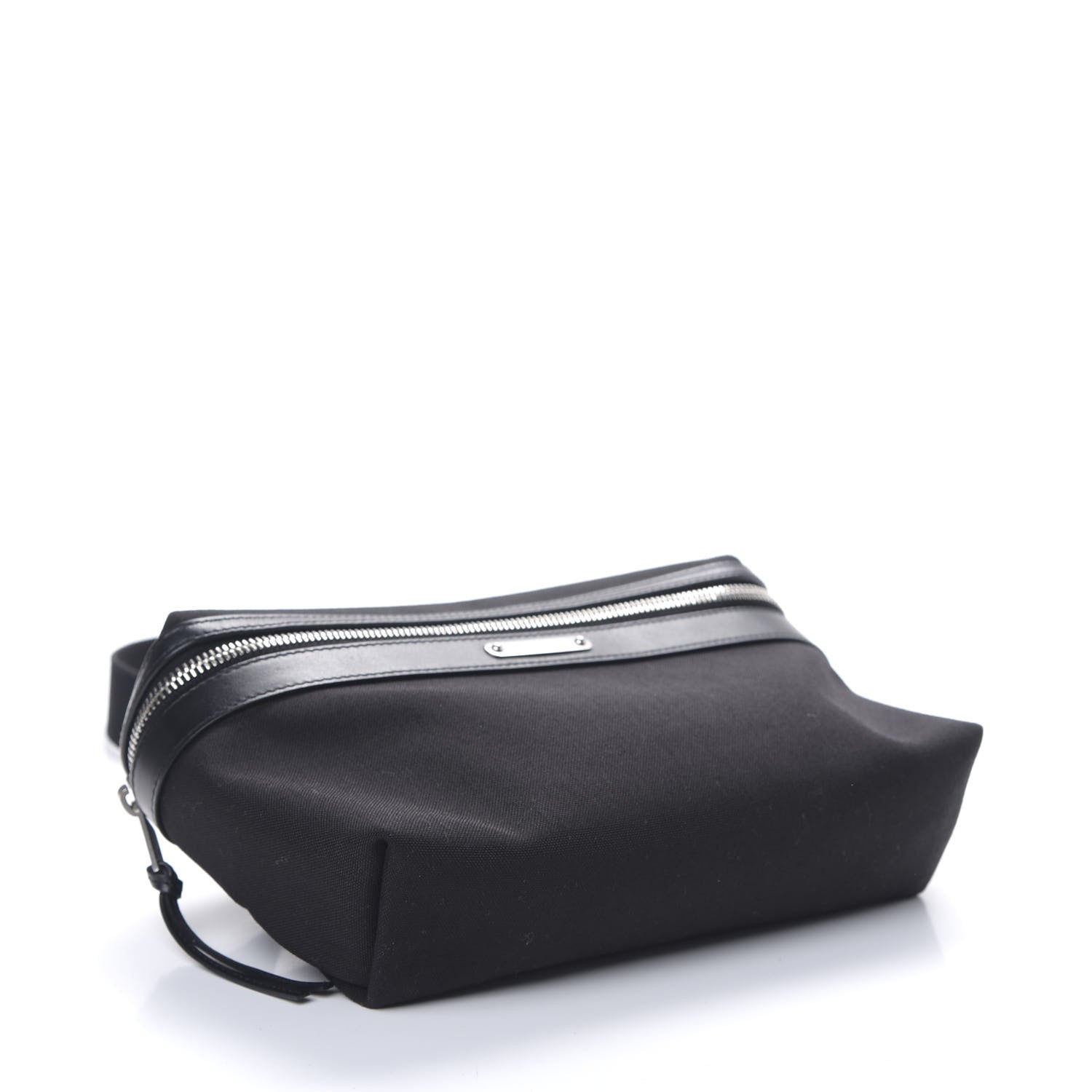 Saint Laurent Canvas Calfskin City Belt Bag Black 3 of 8
