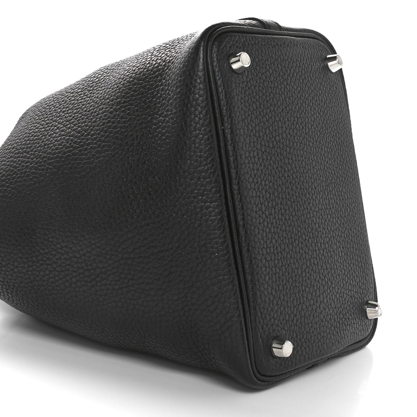 Taurillon Clemence Picotin Lock 18 PM  Black