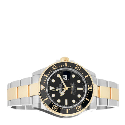Rolex Stainless Steel 18K Yellow Gold 43mm Oyster Perpetual Date Sea-Dweller Deepsea Watch 126603 2 of 5