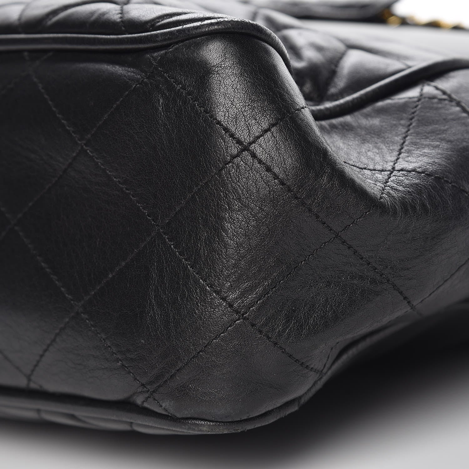 Chanel Lambskin Shopping Tote Black 12 of 12