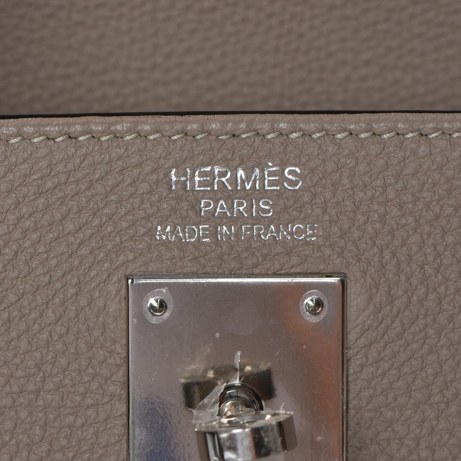 Hermes Togo Kelly Retourne 35 Gris Tourterelle 20 of 32
