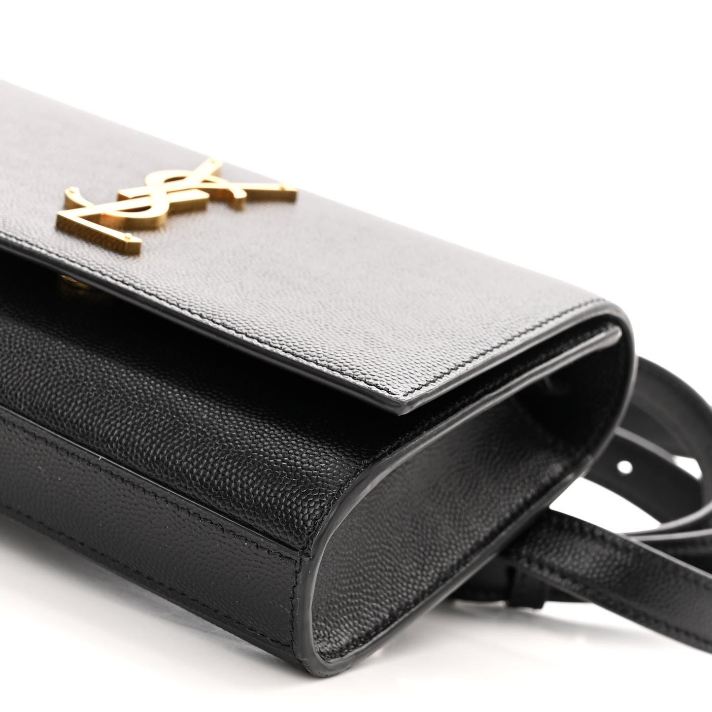 Grain De Poudre Monogram Kate Belt Bag Black