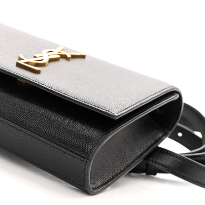 Saint Laurent Grain De Poudre Monogram Kate Belt Bag Black 9 of 9