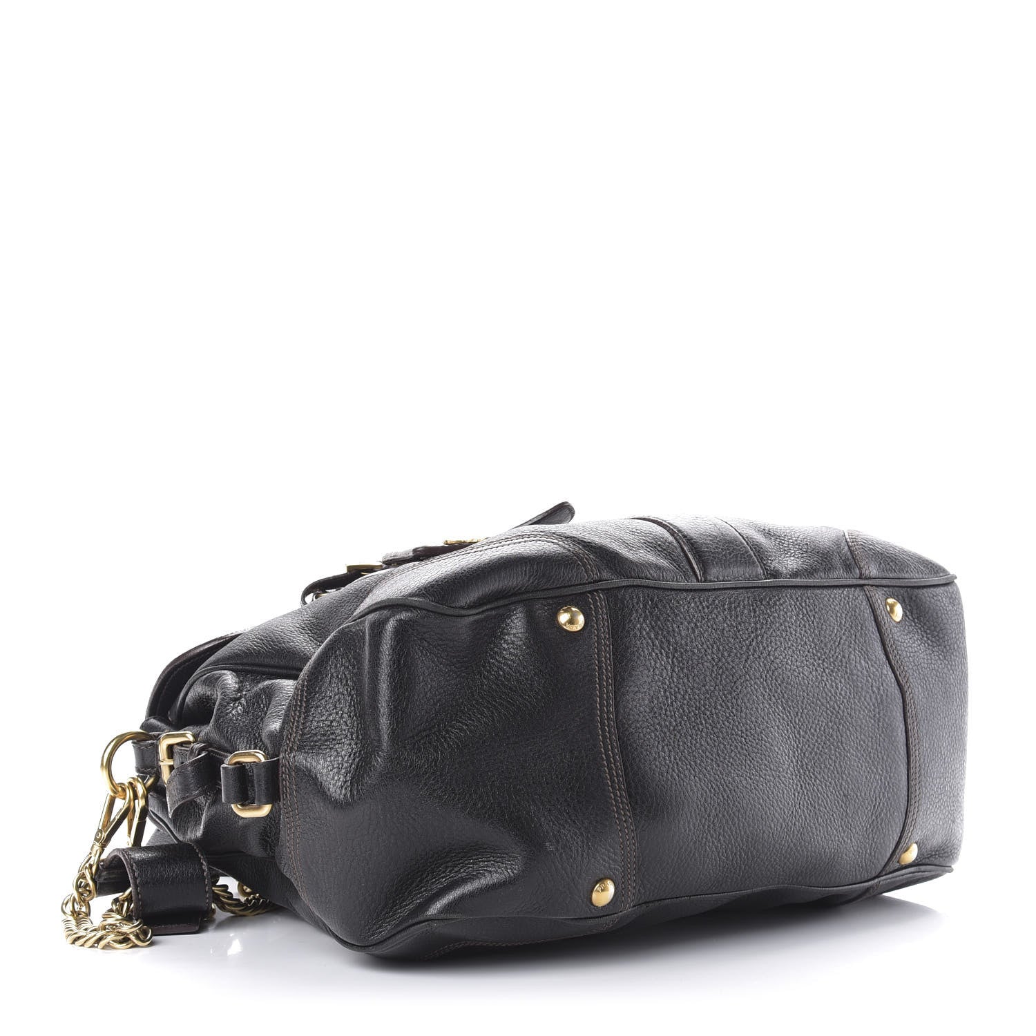 Prada Cervo Deerskin Bag Black 5 of 21