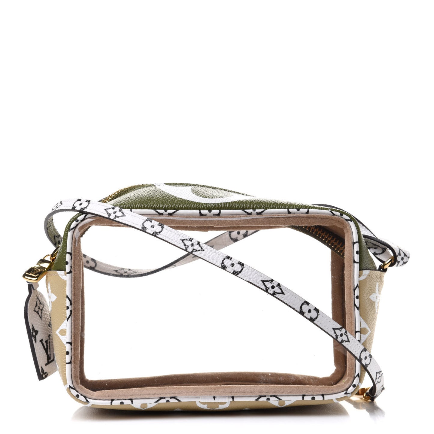 Monogram Giant Beach Pouch Kaki