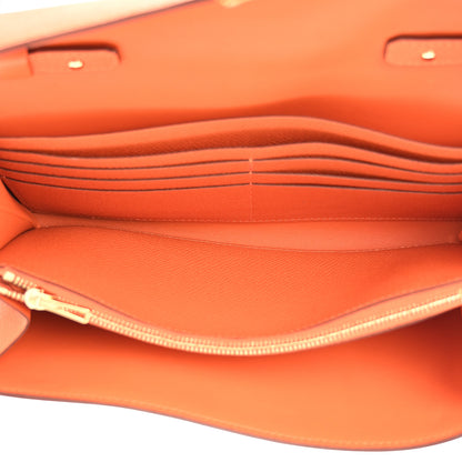 Hermes Epsom Constance Long Wallet To Go Wallet Orange 5 of 11