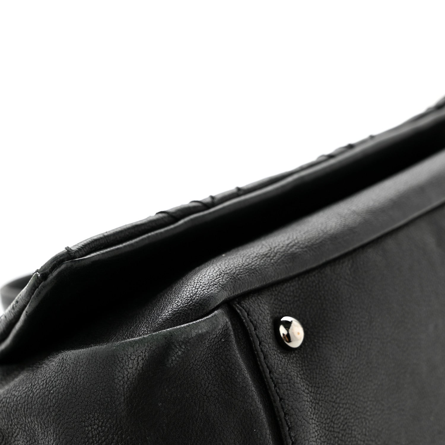 Chanel Calfskin Diamond Stitch Accordion Flap Black 8 of 21