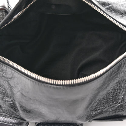 Balenciaga Agneau Arena Men's Superbusy Small Sling Zip Shoulder Bag Black 5 of 10