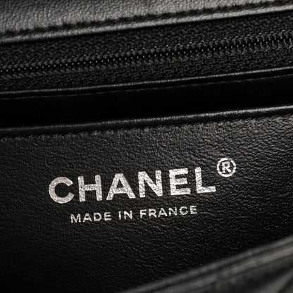 Chanel Lambskin Chevron Quilted Mini Rectangular Flap So Black 7 of 7