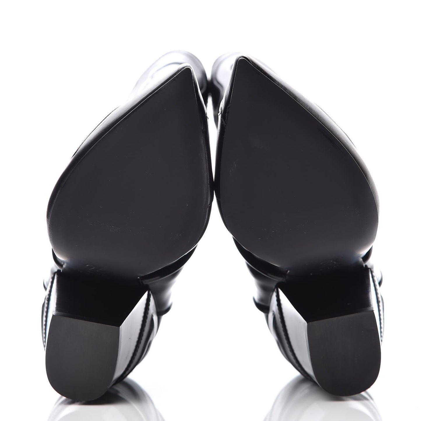 Calfskin Patent Monogram Fireball Ankle Boots 38.5 Black