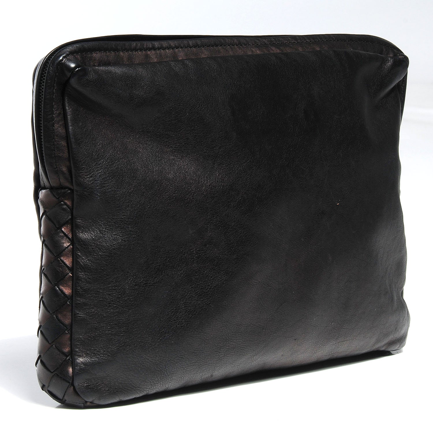 Bottega Veneta Calf Intrecciato Clutch Nero Black 3 of 9