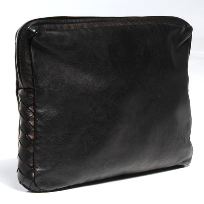 Bottega Veneta Calf Intrecciato Clutch Nero Black 3 of 9