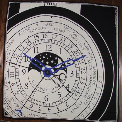 Louis Vuitton Silk Le Temps du Voyage Scarf 1 of 3