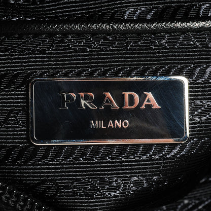 Prada Nylon Flat Messenger Bag Black 9 of 11