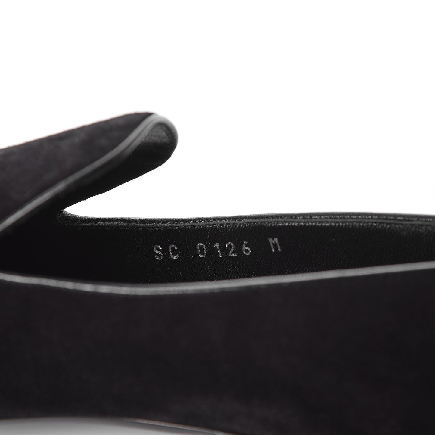 Suede Schoolgirl Flat Slippers 39 Black