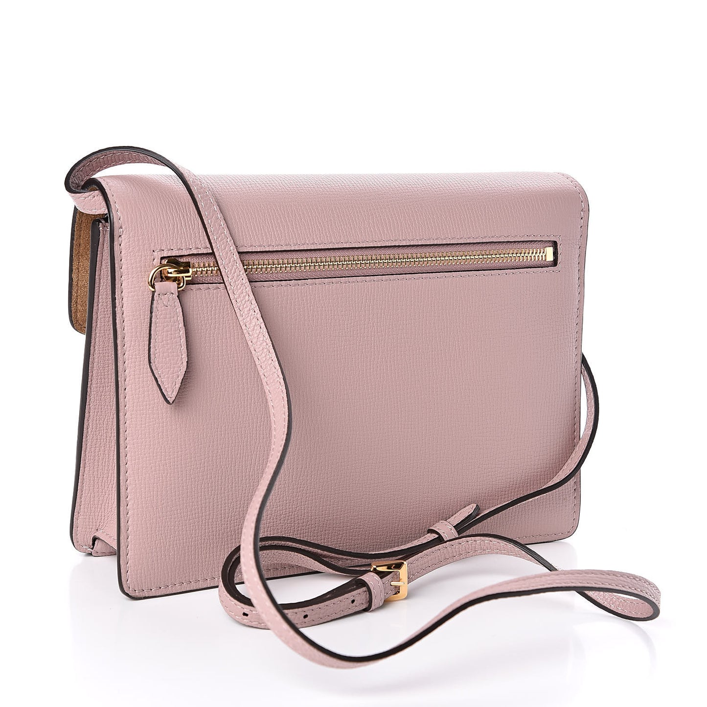 Derby Calfskin House Check Small Macken Crossbody Bag Pale Orchid