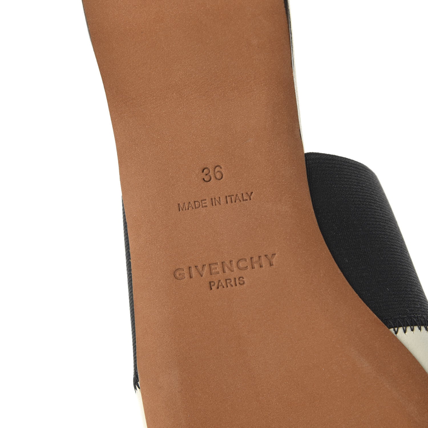 Givenchy Lambskin Bedford Logo Mule Slides 36 Beige 6 of 9