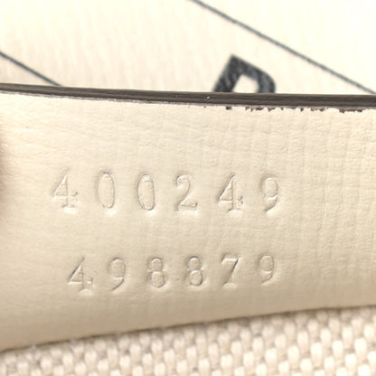 Gucci X BALENCIAGA Calfskin Logo Print Small Dionysus Shoulder Bag White 6 of 8