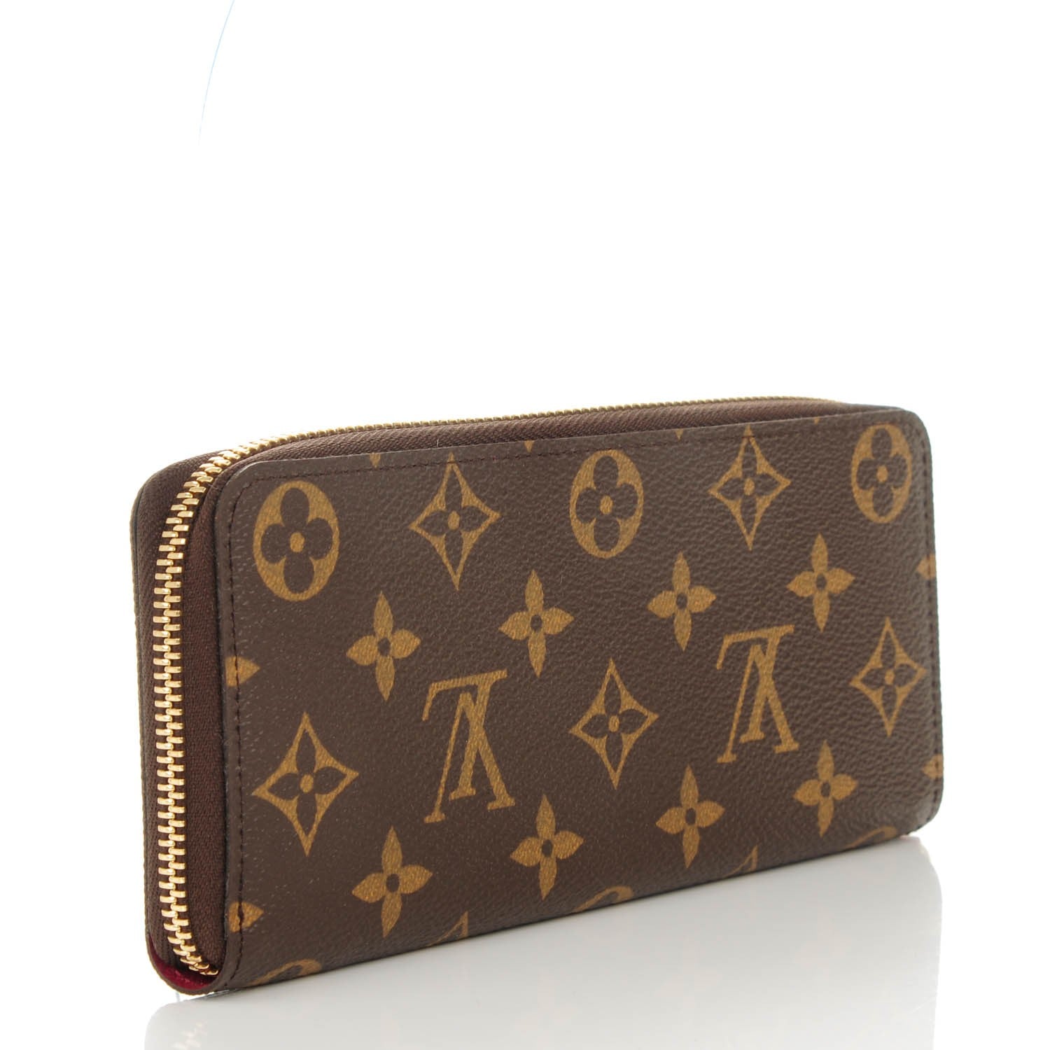 Louis Vuitton Monogram Clemence Wallet Fuchsia 3 of 7
