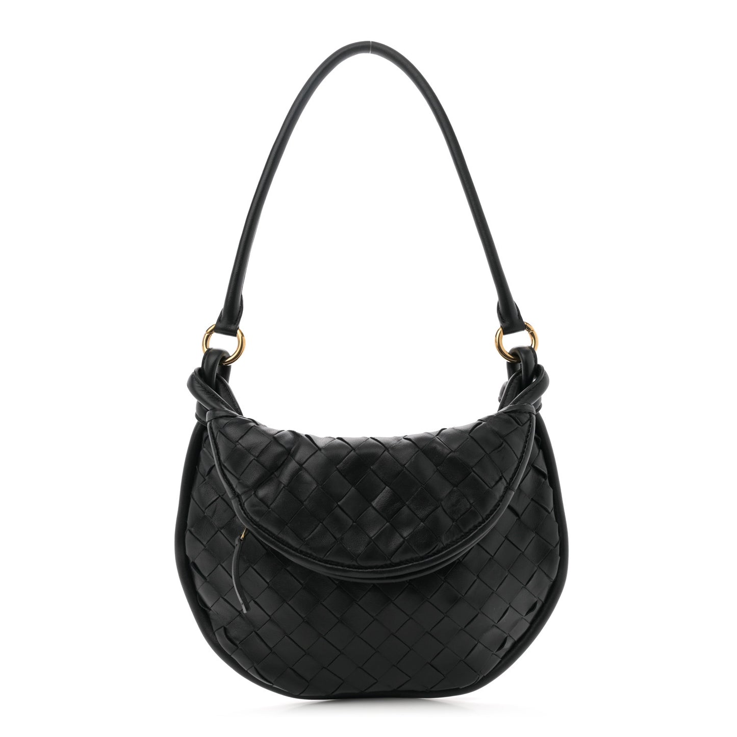 Nappa Intrecciato Small Gemelli Black