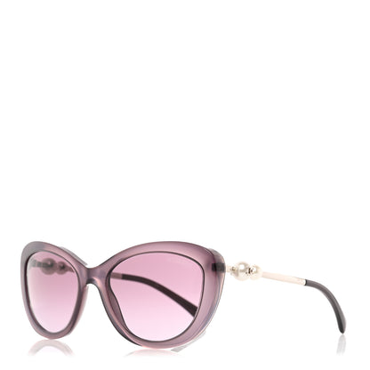 Chanel Polarized Cat Eye Pearl Sunglasses 5340-H Pink 1 of 7
