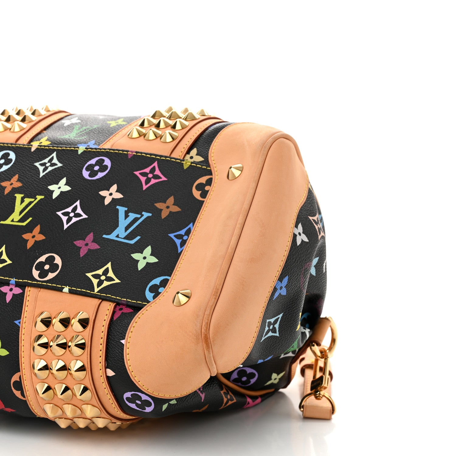Louis Vuitton Monogram Multicolor Courtney MM Black 9 of 9