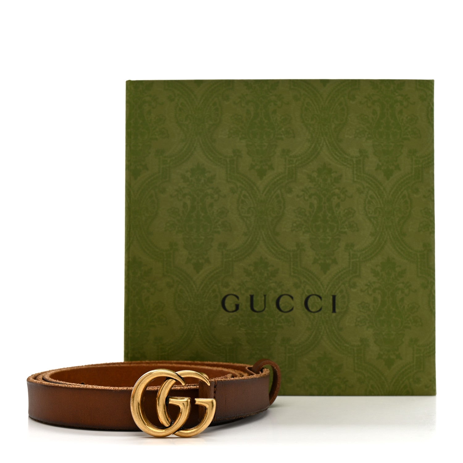 Gucci Faded Calfskin Double G 20mm Belt 100 40 Cuir 6 of 6